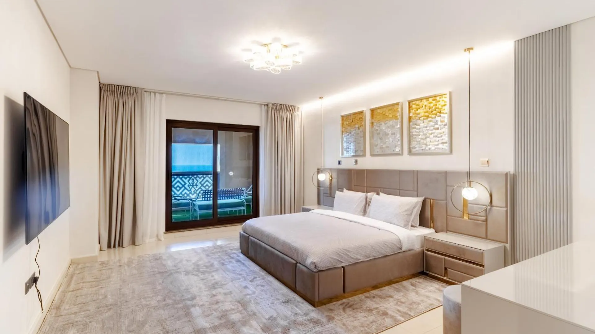 Apartment Charming Sea View 2Bdr, Beach And Pool Access Dubai